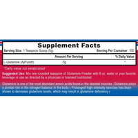 APS Nutrition L-Glutamine Ingredients and Use Image