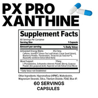 FinaFlex PX Pro Xanthine Supplement Facts